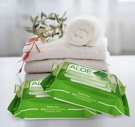 Farmstay Aloe Moisture Cleansing Tissue 30