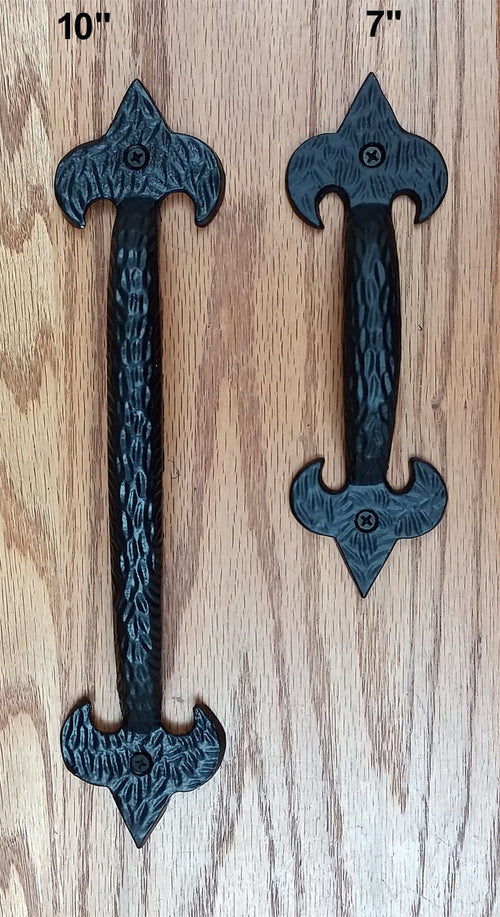 Fleur De Lis Door or Gate Pulls - Wild West Hardware