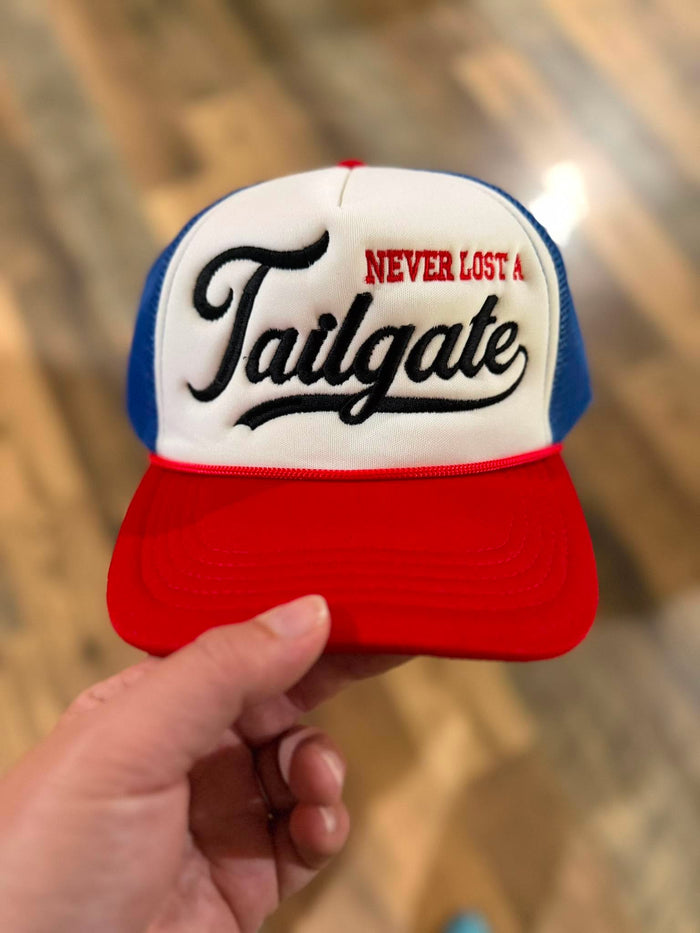 Football Themed Hats - School Colors/Names
