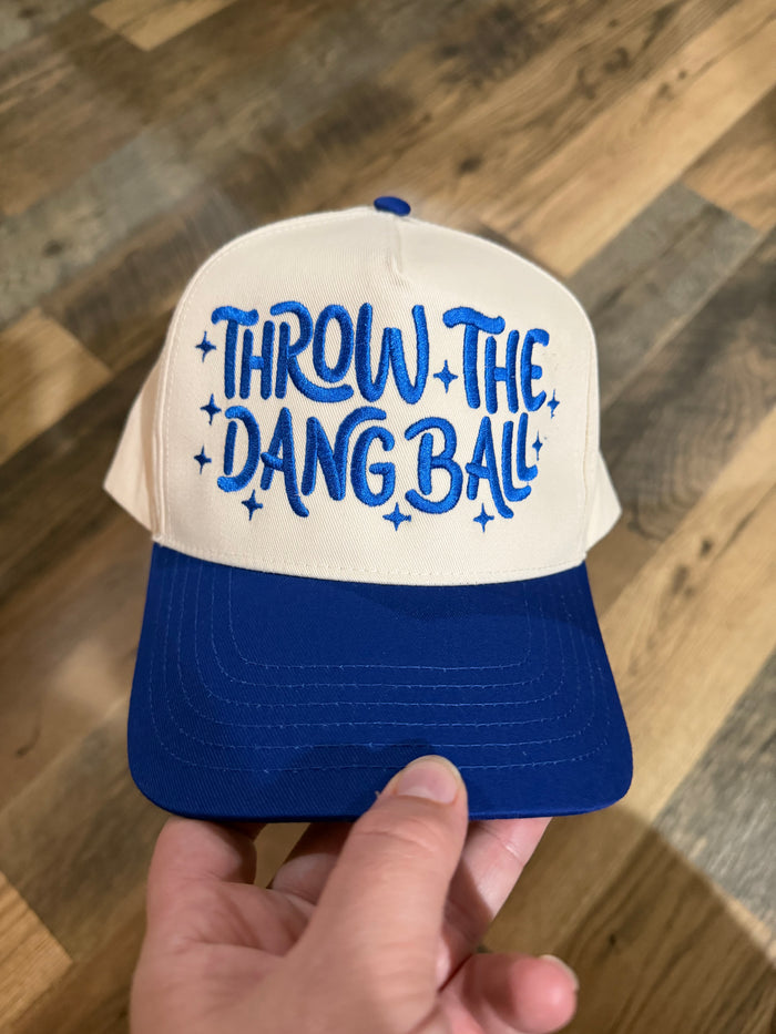 Football Themed Hats - School Colors/Names