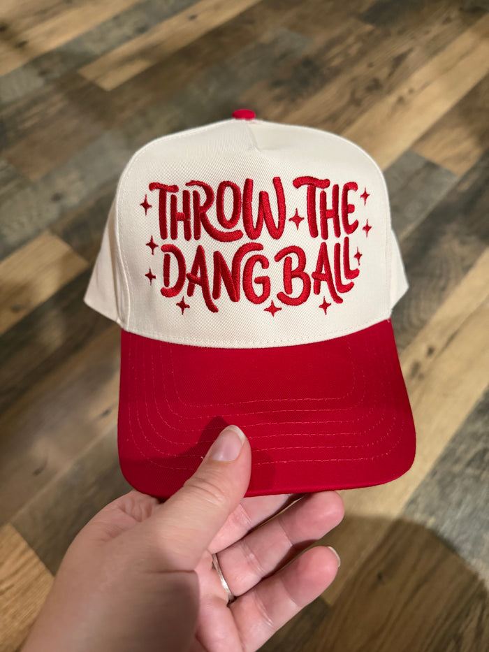 Football Themed Hats - School Colors/Names