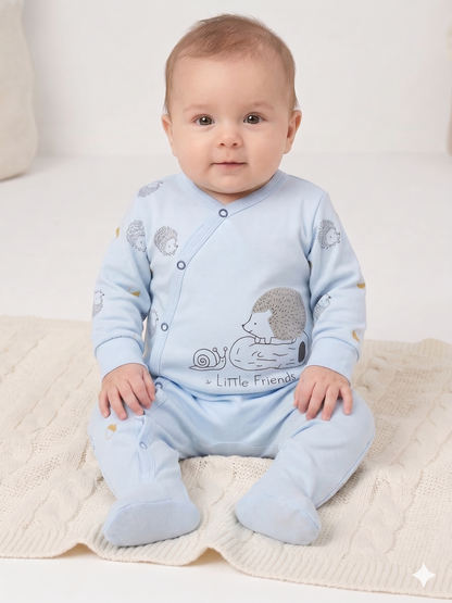 Fox & hedgehog -Capasil- Long Sleeve- Summer Romper