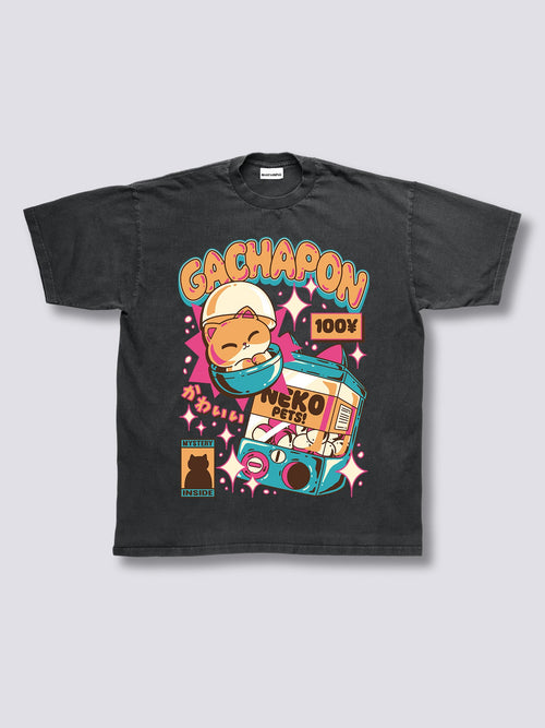 Front Print - Gachapon Vintage T-Shirt