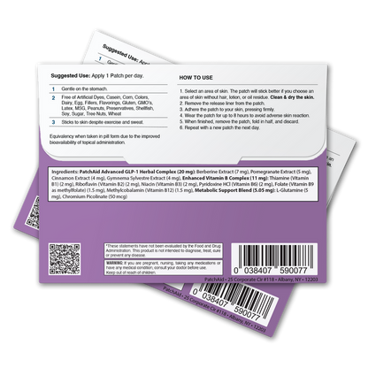 GLP-1 Support Patch – Appetite Control & Metabolic Support