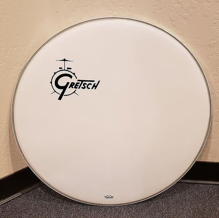 Gretsch GRDHCW240 USA Custom 24" Coated Bass Drum Offset Logo Head