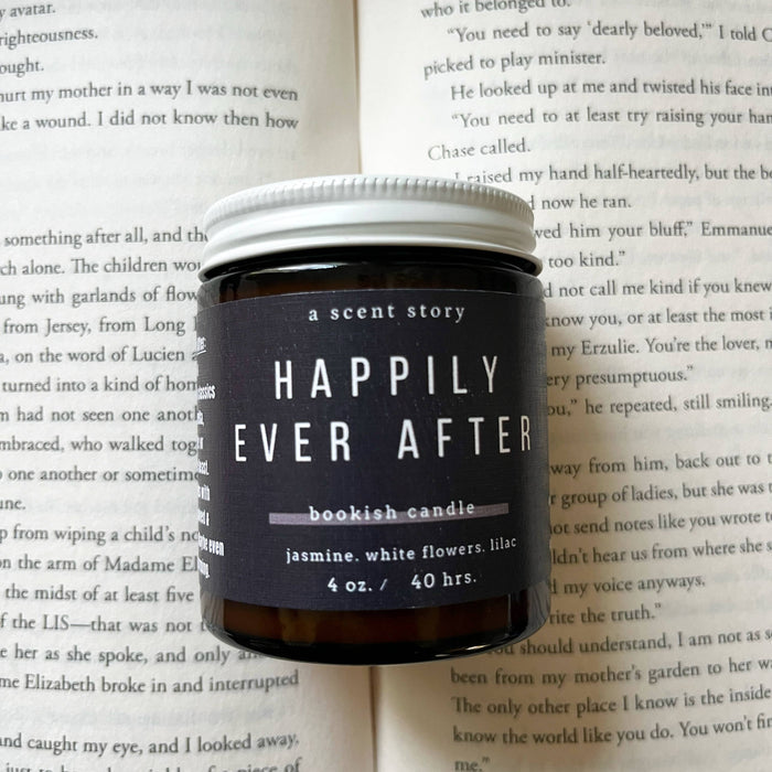 Happily Ever After | Bookish Candle , Soy Candle, 4 oz