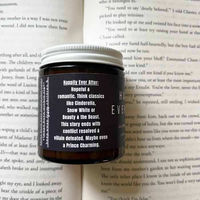 Happily Ever After | Bookish Candle , Soy Candle, 4 oz