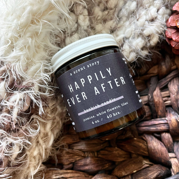 Happily Ever After | Bookish Candle , Soy Candle, 4 oz