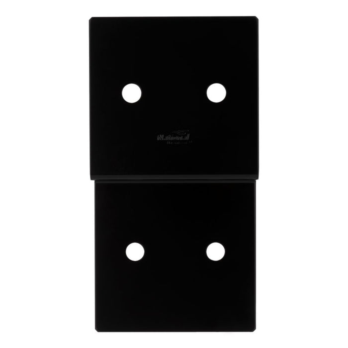 2" x 5" x 9-1/2" / Black Powder Coat