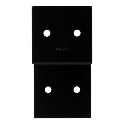 2" x 5" x 9-1/2" / Black Powder Coat