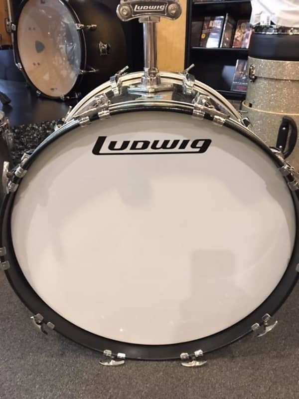 Ludwig Mid-70s Black Logo Sticker BD-43