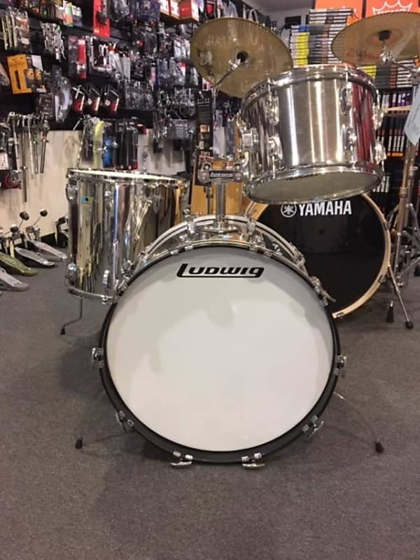 Ludwig Mid-70s Black Logo Sticker BD-43