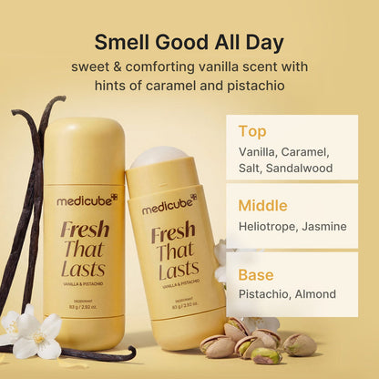 Medicube Fresh That Lasts Deodorant with Vanilla & Pistachio - 83g