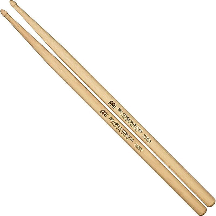 Meinl SB112 Big Apple Swing 5B (Pair) Drum Sticks w/ Video Links Wood Tip