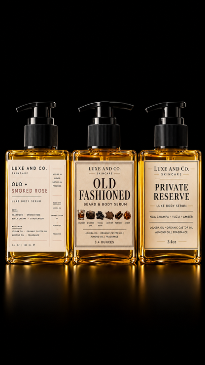 Men's Reserve Trio | 3-Piece Beard + Body Serum Set