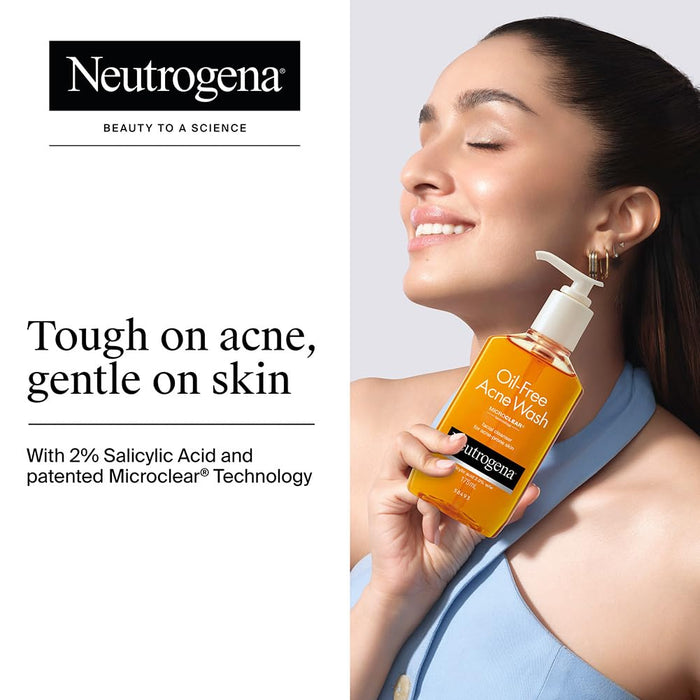 Neutrogena Oil Free Acne Wash For Acne Prone Skin - 177ml