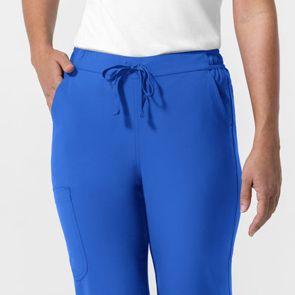 NURTUR Women's Jogger Scrub Pant Royal hemline detail