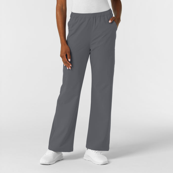 NURTUR Women's Straight Leg Cargo Scrub Pant Pewter