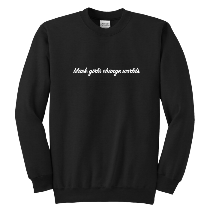 Youth Crewneck Sweatshirt / Black / XS