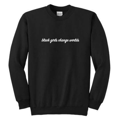 Youth Crewneck Sweatshirt / Black / XS