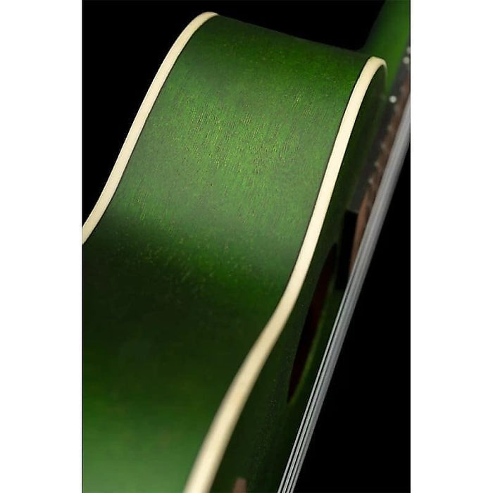 Ortega Guitars RUFOREST Earth Series Concert Ukulele in See Thru Green w/ Demo Video