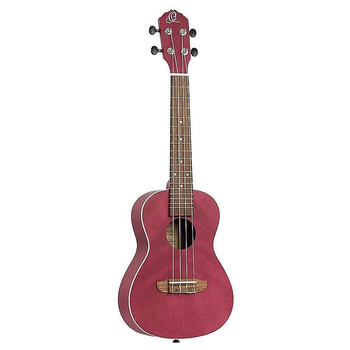 Ortega Guitars RURUBY Earth Series Concert Ukulele in Ruby Raspberry w/ Demo Video