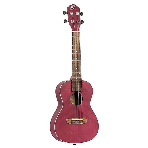 Ortega Guitars RURUBY Earth Series Concert Ukulele in Ruby Raspberry w/ Demo Video