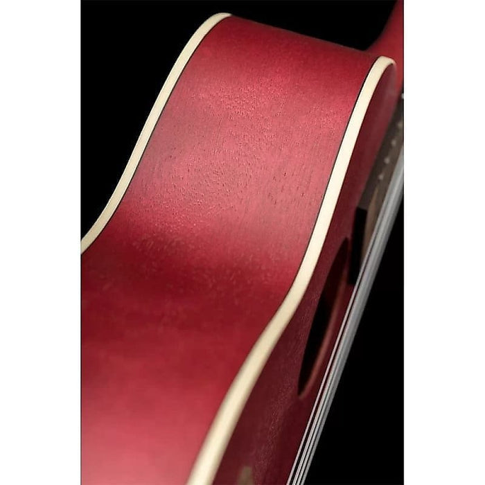 Ortega Guitars RURUBY Earth Series Concert Ukulele in Ruby Raspberry w/ Demo Video