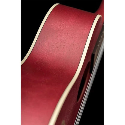 Ortega Guitars RURUBY Earth Series Concert Ukulele in Ruby Raspberry w/ Demo Video