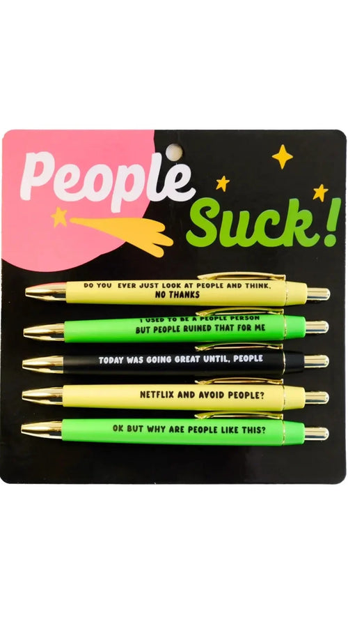People Suck Pen Set