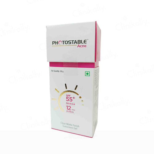 Photostable Acne Sunscreen Gel SPF 55+ PA+++ - Clinikally