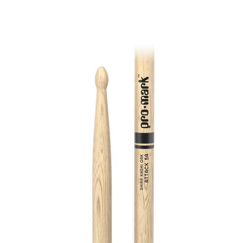 Pro-Mark PW5AW Classic Forward 5A Shira Kashi Oak Wood Tip (Pair) Drum Sticks