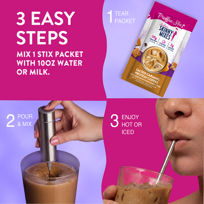 Proffee Stix 6 ct - Salted Caramel