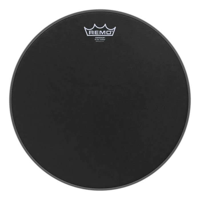 Remo 14" Emperor Black Suede Drum Head *IN STOCK*