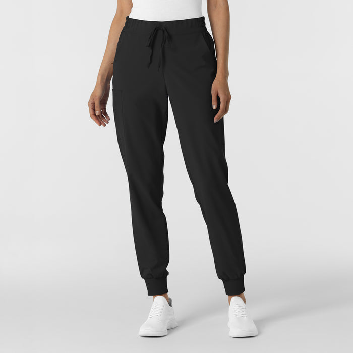 RENEW Women's Jogger Scrub Pant Black