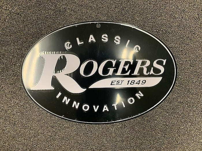 Rogers RA-RMLS 8"x12" Metal Oval Logo Sign