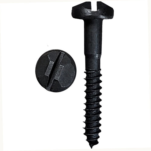 Rustic Pyramid Head Screw #12 x 1 1/2" Black Phosphate finish - Wild West Hardware