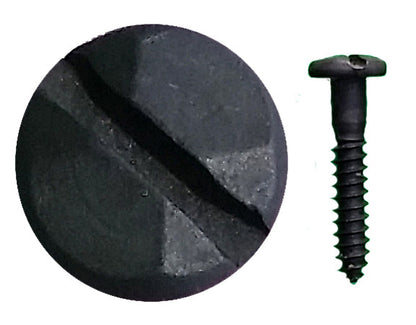 Rustic Pyramid Head Slotted Screws - 1" x #8 - Wild West Hardware