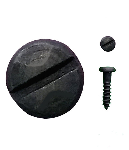 Rustic Pyramid Head Slotted Screws - 5/8" x #6 - Wild West Hardware