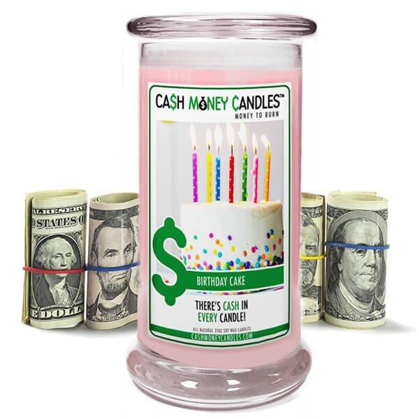 Sale: Birthday Cake Cash Money Candles Made in USA