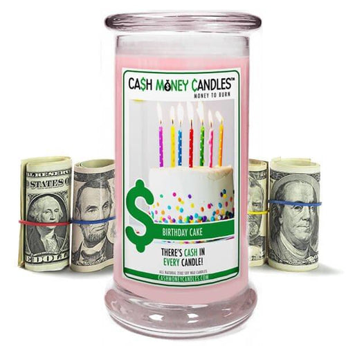 Sale: Birthday Cake Cash Money Candles Made in USA