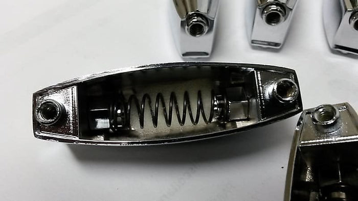 Set of 8 - Slingerland Radio King Streamline Double Ended Snare Drum Chrome Lugs