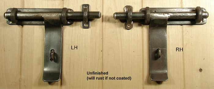 Slide Bolt for Padlock Hand-forged - Wild West Hardware
