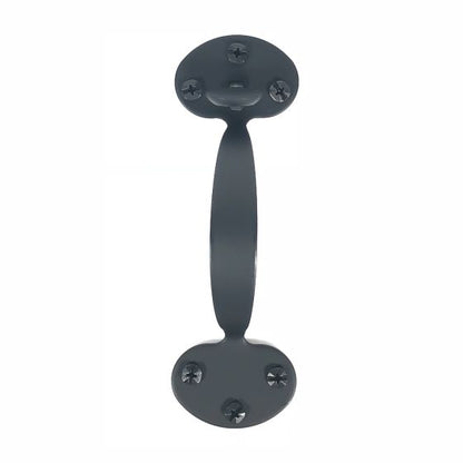 Smooth Bean Thumb Latch Set - Matte Black Finish - Sold as Set