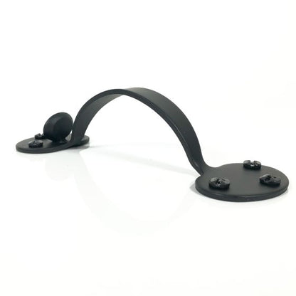 Smooth Bean Thumb Latch Set - Matte Black Finish - Sold as Set
