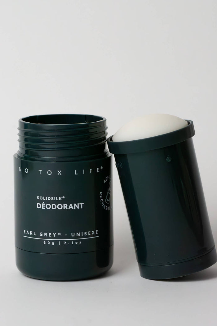 SOLIDSILK® Deodorant (Earl Grey) Refillable TUBE - No Tox Life