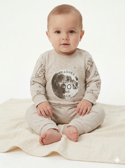 Space Boy -Capasil- Long Sleeve- Summer Romper