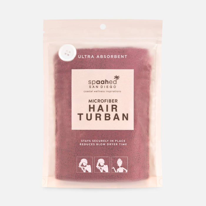 Spahhhed Microfiber Hair Turban Towel