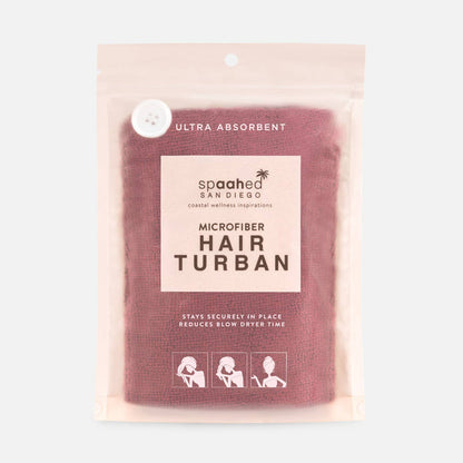 Spahhhed Microfiber Hair Turban Towel