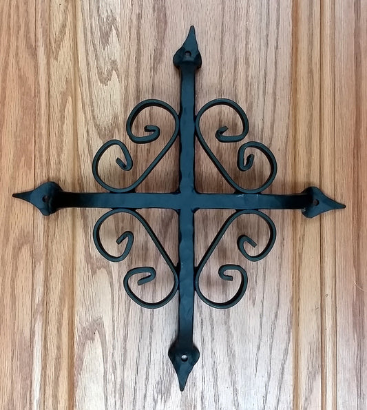 St. Augustine Grill - 12" x 12" - Black Powder Coat finish - Wild West Hardware